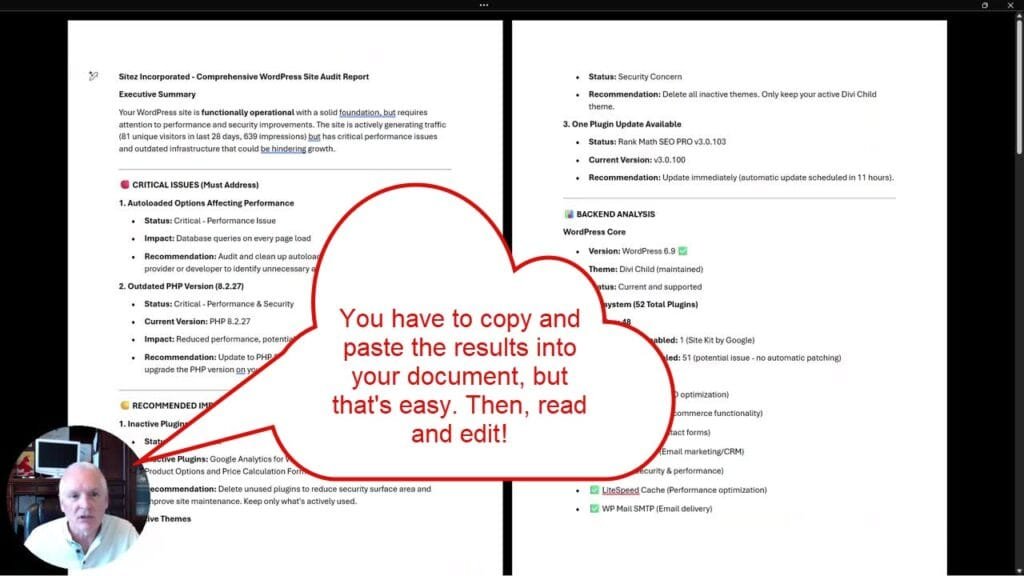 Claude AI Chrome Extension Website Audit Results