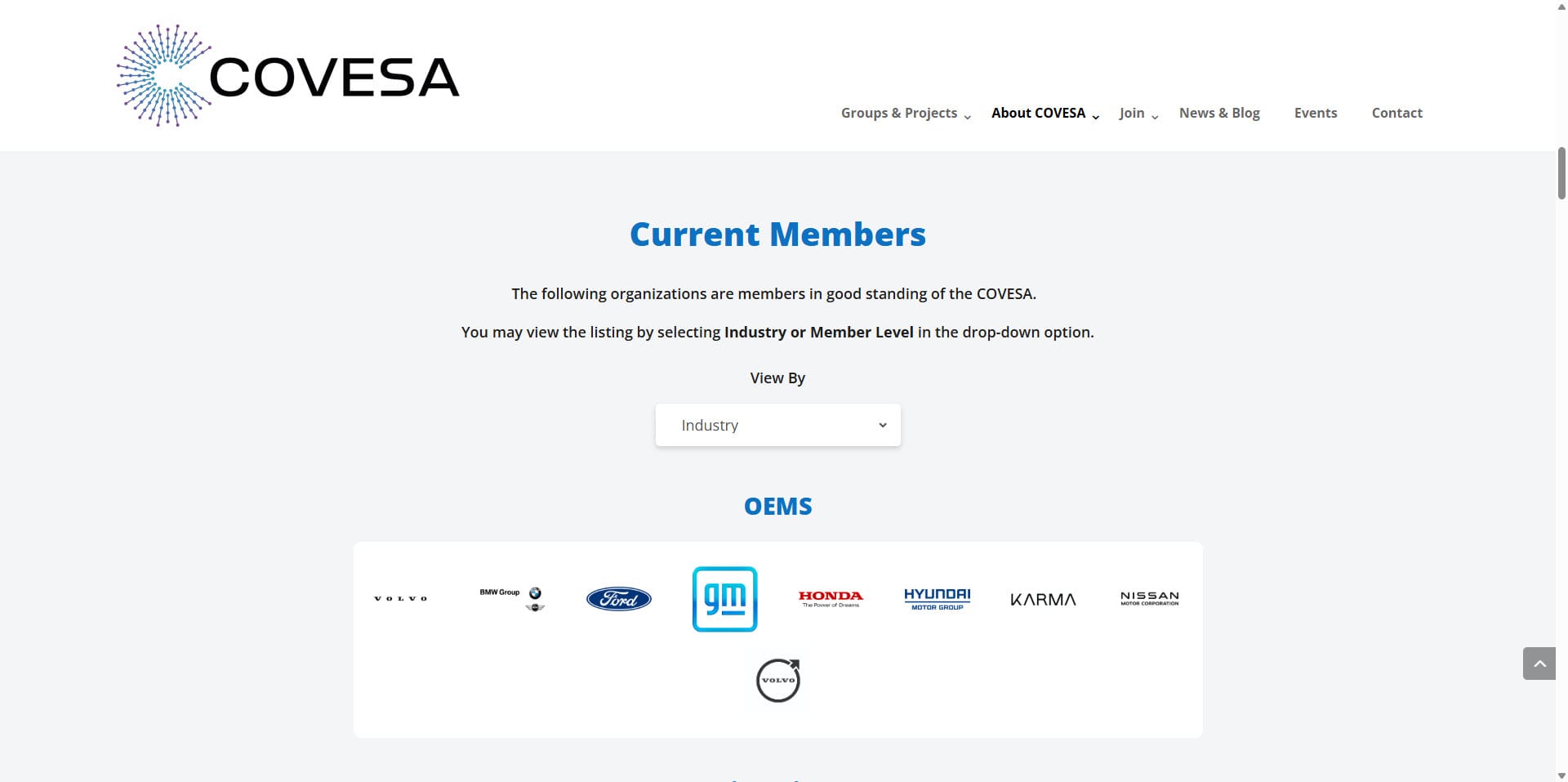 COVESA Member Directory