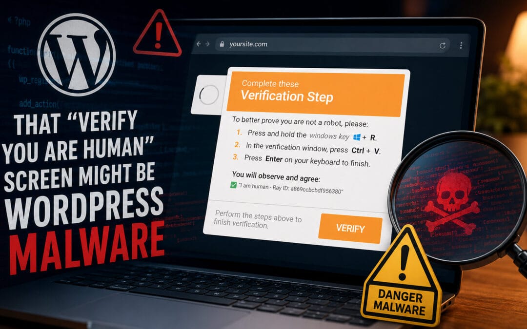 That “Verify You Are Human” Screen Might Be WordPress Malware