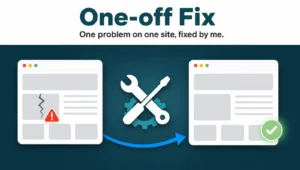One-off Fix, a WordPress fix from Sitez Incorporated