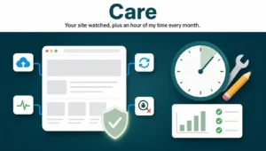 Care, a WordPress care plan from Sitez Incorporated